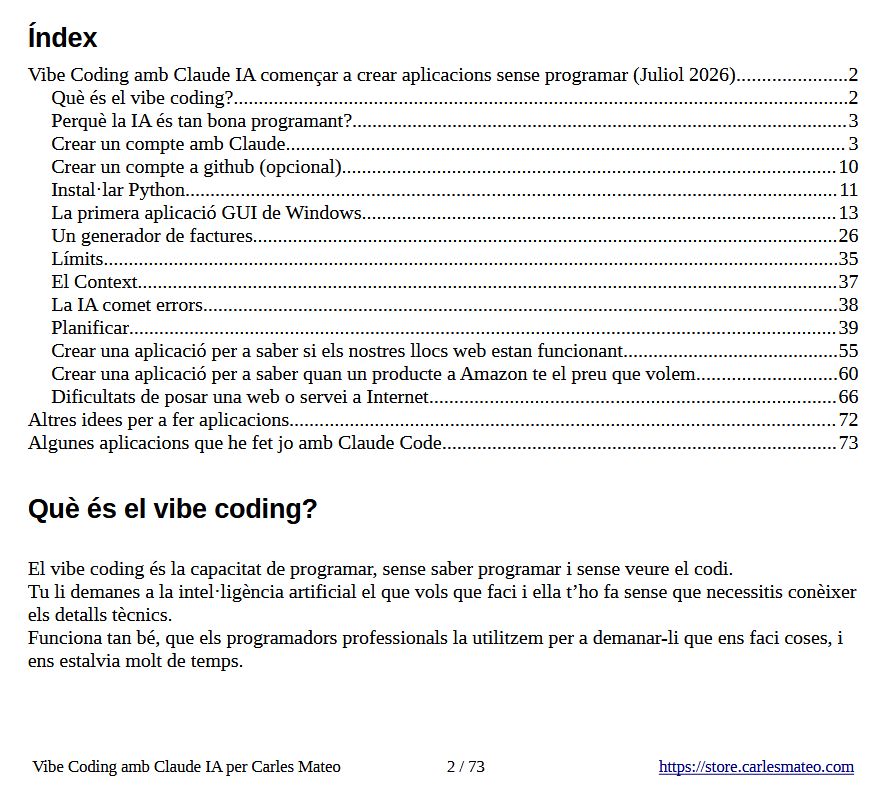 Vibe coding amb Claude IA començar a crear aplicacions sense programar en una hora